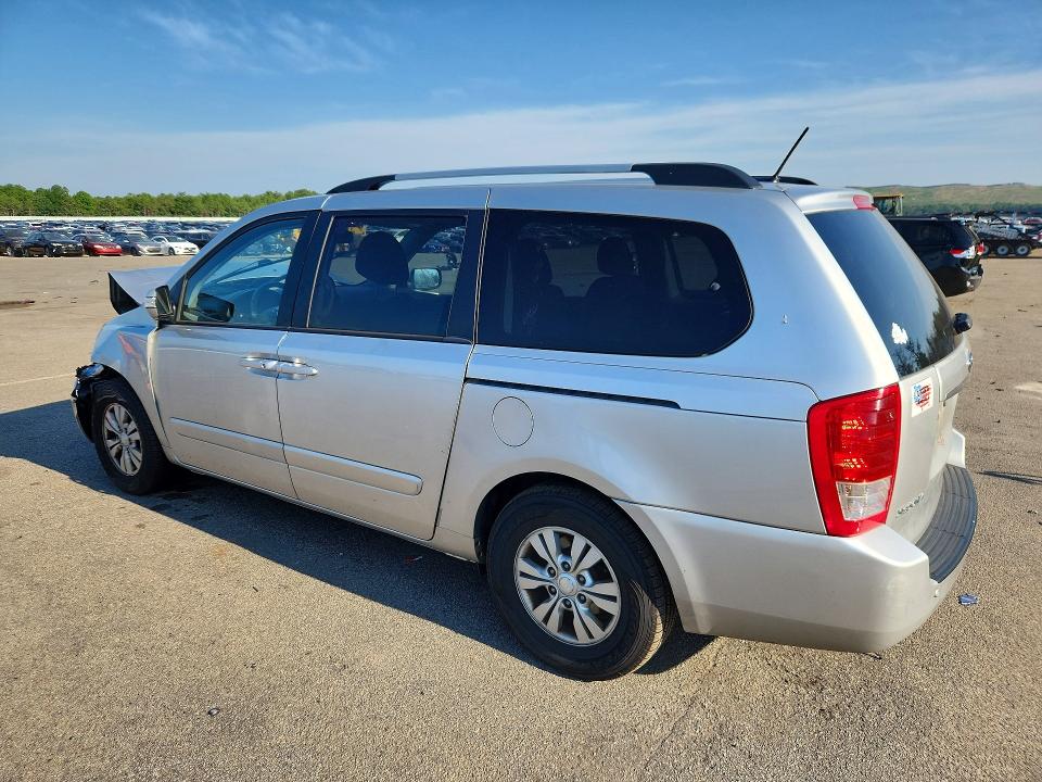2012 Kia SEDONA VIN KNDMG4C70C6498294 COPART salvage auction — FRONT END, NY - MV-907A SALVAGE CERTIFICATE, sold $575 on 2026-07-20 (photo 2)