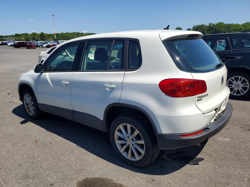 2017 Volkswagen Tiguan VIN WVGBV7AX1HK052702 COPART salvage auction — REAR END, NJ - CERTIFICATE OF TITLE, sold $150 on 2026-07-30 (photo 2)
