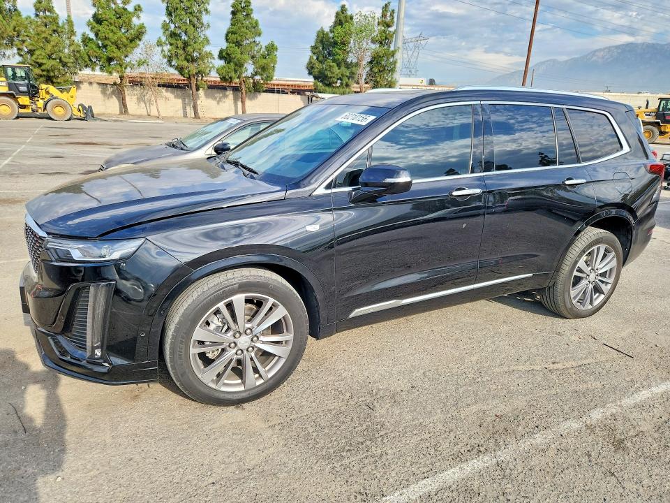 2021 Cadillac Xt6 VIN 1GYKPDRS1MZ226866 COPART salvage auction — REAR END, Tx - Salvage Vehicle Title (P), sold $9,600 on 2026-07-28 (photo 1)