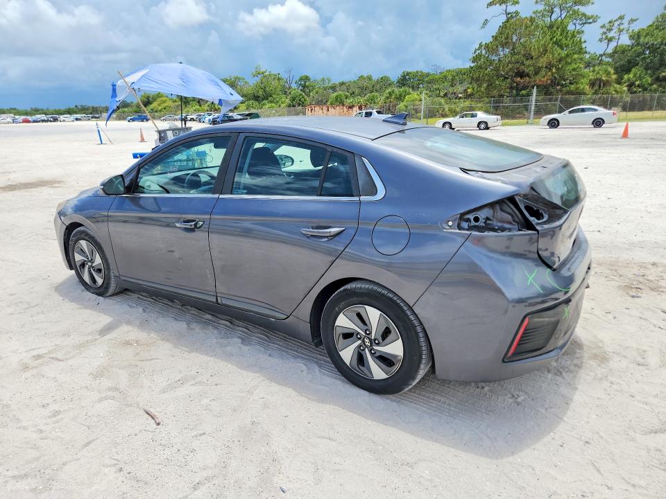 2017 Hyundai Ioniq VIN KMHC75LC3HU019010 COPART salvage auction — REAR END, Salvage Title, sold $2,350 on 2026-07-15 (photo 2)