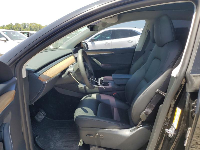 2024 Tesla Model y VIN 7SAYGDED3RA305878 COPART salvage auction — SIDE, Tx - Salvage Vehicle Title, sold $2,900 on 2026-07-24 (photo 7)