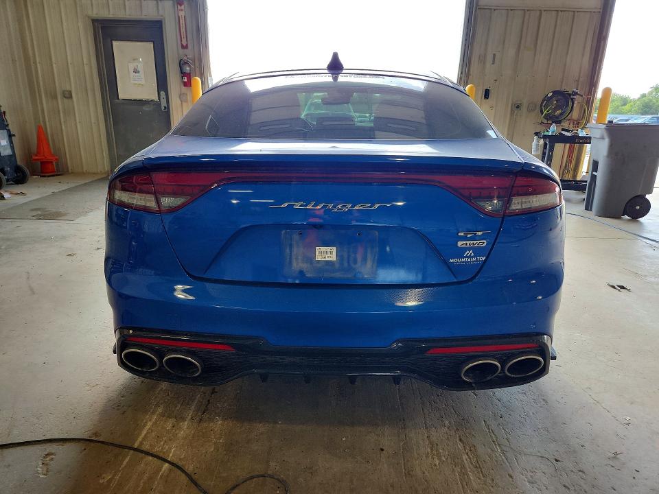 2022 Kia Stinger VIN KNAE45LC4N6110063 COPART salvage auction — SIDE, Mo - Salvage Certificate Of Title, sold $90 on 2026-08-25 (photo 6)
