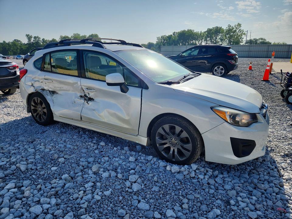 2013 Subaru Impreza VIN JF1GPAL6XDH805730 COPART salvage auction — SIDE, Oh - Cert Of Title-Salvage, sold $350 on 2026-07-28 (photo 4)