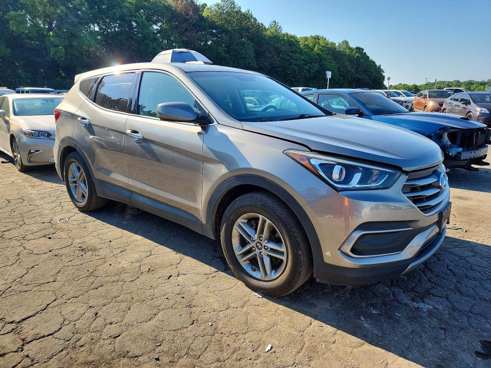 2018 Hyundai Santa fe VIN 5XYZT3LB3JG524476 COPART salvage auction — MINOR DENT/SCRATCHES, Ga - Certificate Of Title, sold $3,900 on 2026-07-15 (photo 4)