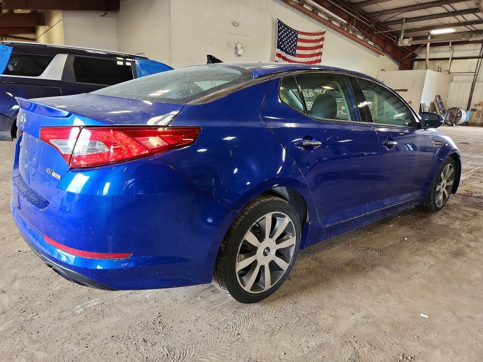 2013 Kia Optima VIN 5XXGR4A65DG153413 COPART salvage auction — FRONT END, MI - DEALER ONLY CLEAN TITLE, sold $1,000 on 2026-07-31 (photo 3)