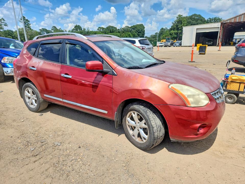 2011 Nissan Rogue VIN JN8AS5MT7BW171252 COPART salvage auction — FRONT END, La - Cert Of Title-Salvage, sold $500 on 2026-07-17 (photo 4)