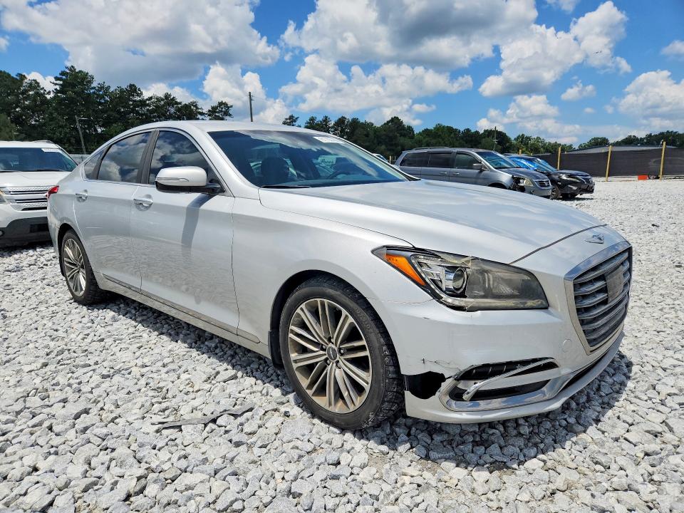 2018 Genesis G80 VIN KMHGN4JE0JU235215 COPART salvage auction — FRONT END, Ga - Certificate Of Title, sold $1,250 on 2026-07-28 (photo 4)