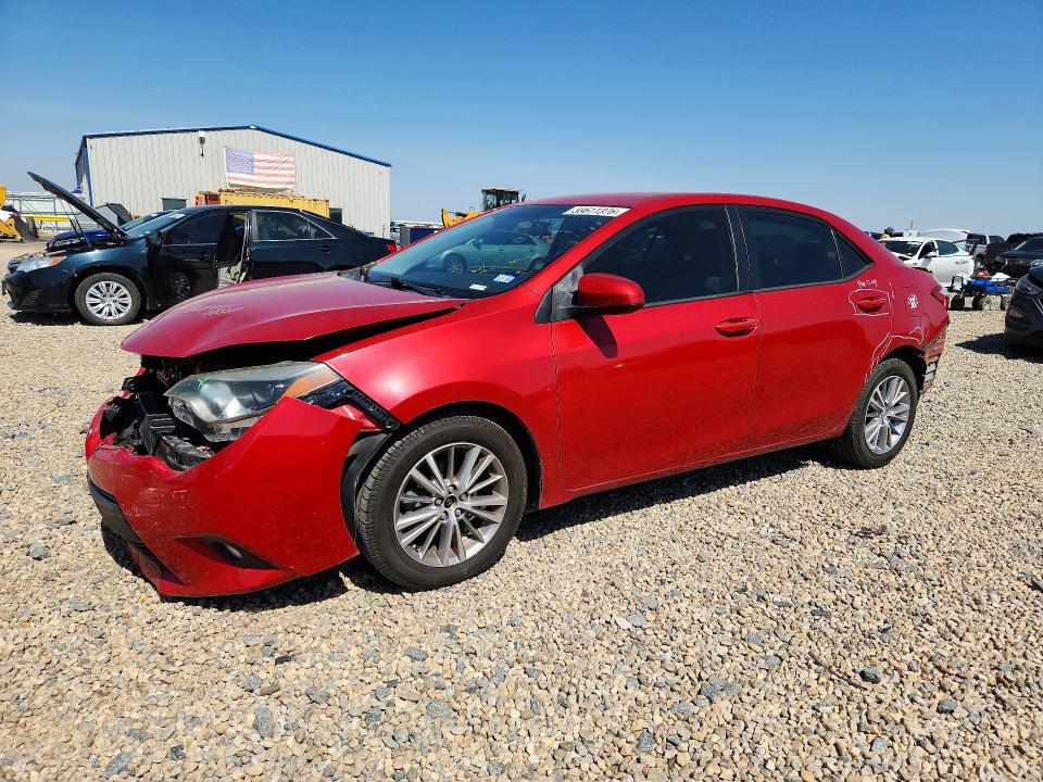 2014 Toyota Corolla VIN 5YFBURHE3EP040197 COPART salvage auction — FRONT END, Tx - Salvage Vehicle Title, sold $2,850 on 2026-07-14 (photo 1)