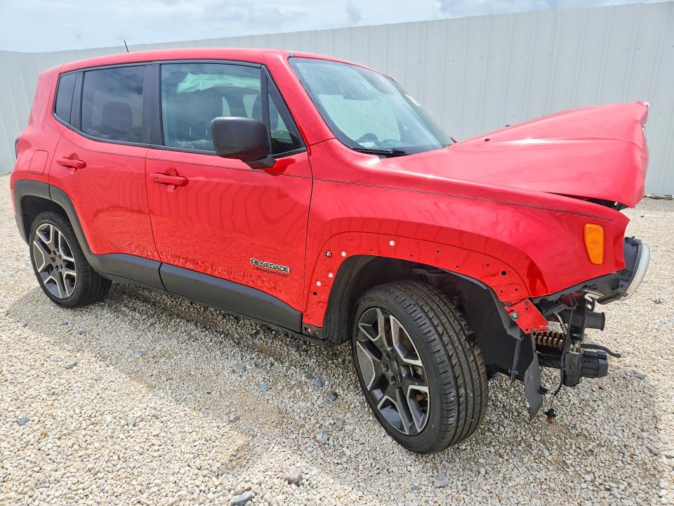 2021 Jeep Renegade VIN ZACNJCAB7MPM16029 COPART salvage auction — FRONT END, FL - CERTIFICATE OF DESTRUCTION, sold $375 on 2026-08-21 (photo 4)
