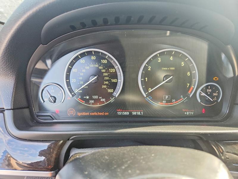 2014 BMW 5 series VIN WBA5B3C58ED539083 COPART salvage auction — MECHANICAL, IN - CERTIFICATE OF TITLE, sold $2,600 on 2026-07-10 (photo 9)