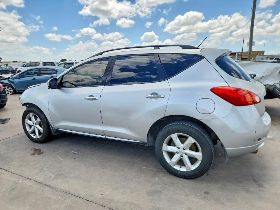 2009 Nissan Murano VIN JN8AZ18W49W101209 COPART salvage auction — FRONT END, TX - SALVAGE VEHICLE TITLE (P), sold $150 on 2026-07-27 (photo 2)