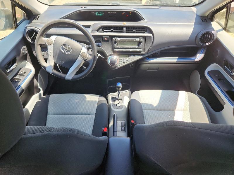 2013 Toyota Prius c VIN JTDKDTB38D1552271 COPART salvage auction — MINOR DENT/SCRATCHES, Ca - Salvage Certificate, sold $850 on 2026-07-21 (photo 8)