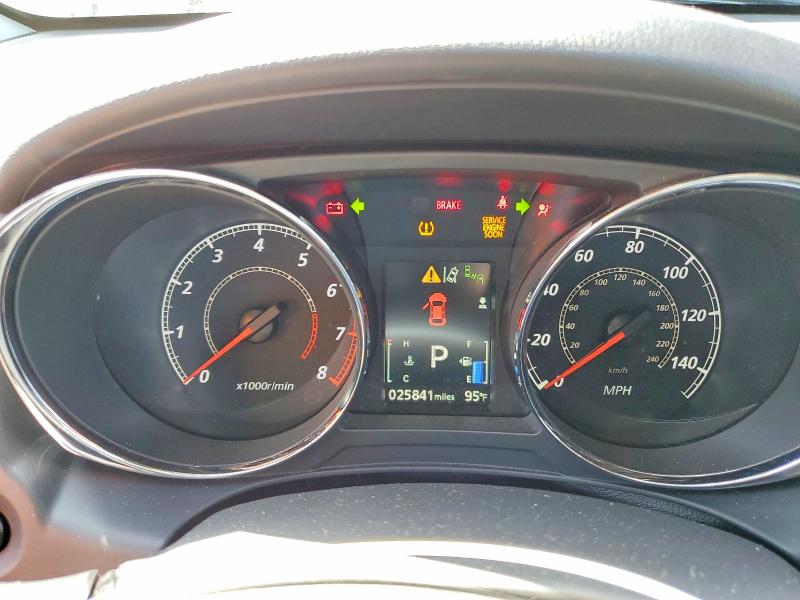 2025 Mitsubishi Outlander VIN JA4ARUAU2SU008724 COPART salvage auction — WATER/FLOOD, Fl - Cert Of Title-Slvg Rebld Flood, sold $5,200 on 2026-07-29 (photo 9)