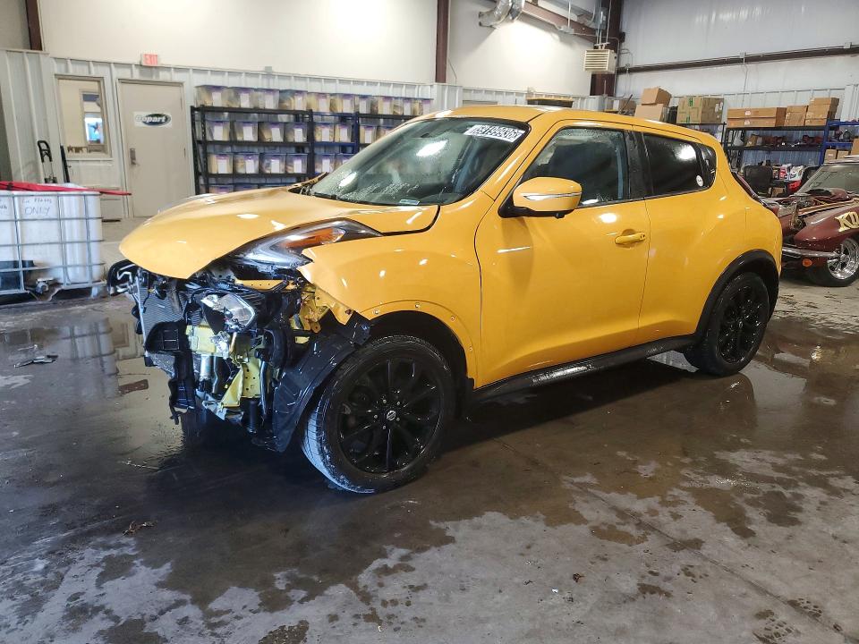 2015 Nissan Juke VIN JN8AF5MV7FT564049 COPART salvage auction — FRONT END, Wv - Certificate Of Title, sold $200 on 2026-07-28 (photo 1)