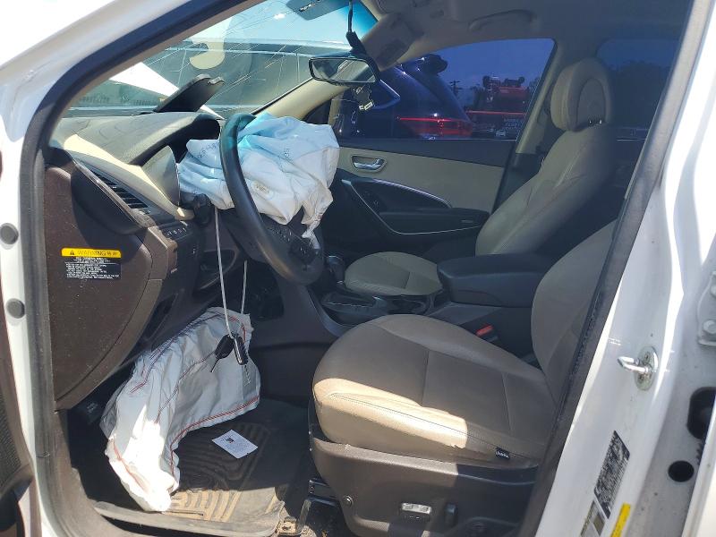 2017 Hyundai Santa fe VIN 5XYZUDLB1HG387437 COPART salvage auction — FRONT END, Ct - Cert Of Title-Salvage, sold $1,100 on 2026-07-14 (photo 7)