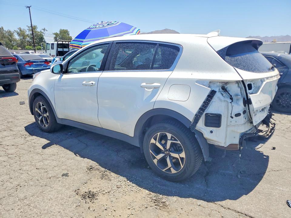 2022 Kia Sportage VIN KNDPM3AC4N7000594 COPART salvage auction — REAR END, Ca - Salvage Certificate, sold $350 on 2026-07-30 (photo 2)