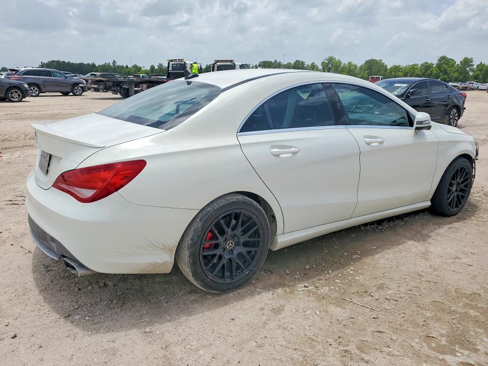2014 Mercedes-benz Cla-klasse VIN WDDSJ4EB8EN048594 COPART salvage auction — FRONT END, Tx - Salvage Vehicle Title, sold $625 on 2026-07-28 (photo 3)
