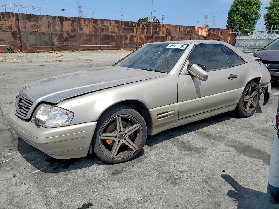 1997 Mercedes-benz Sl-class VIN WDBFA67F0VF151038 COPART salvage auction — REAR END, Ca - Dis/Dlr/Exp Clean W/Salv Hist, sold $1,150 on 2026-07-17 (photo 1)