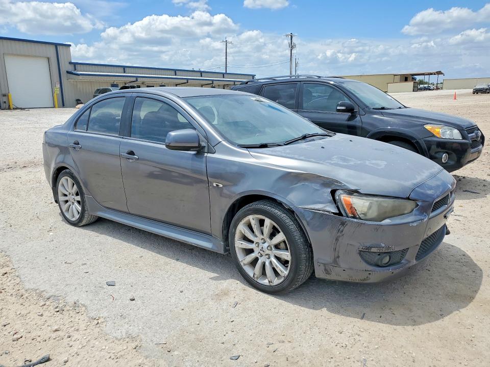 2011 Mitsubishi Lancer VIN JA32U8FW0BU013235 COPART salvage auction — FRONT END, TX - SALVAGE VEHICLE TITLE, sold $650 on 2026-07-30 (photo 4)