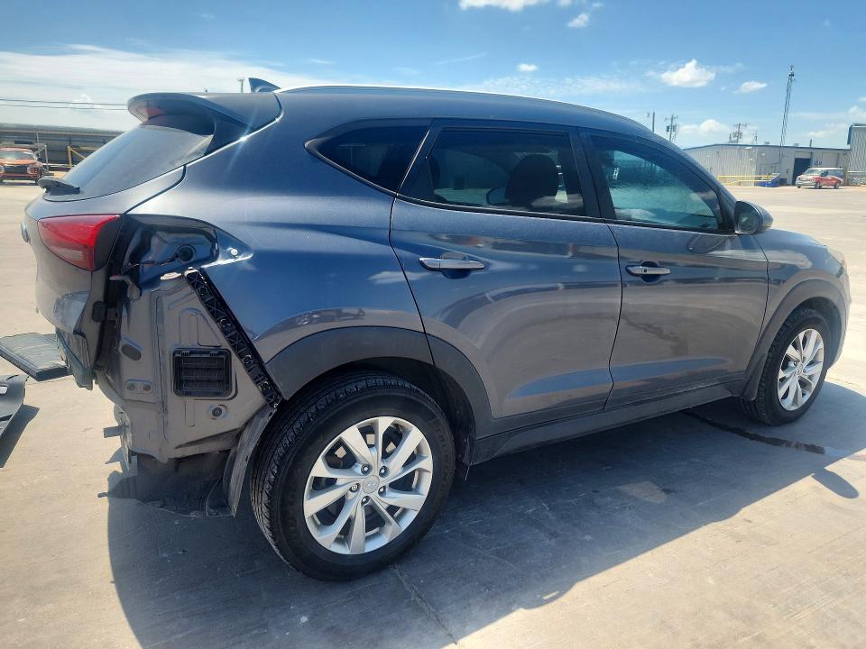 2019 Hyundai Tucson VIN KM8J33A45KU062600 COPART salvage auction — REAR END, Tx - Salvage Vehicle Title, sold $950 on 2026-07-23 (photo 3)