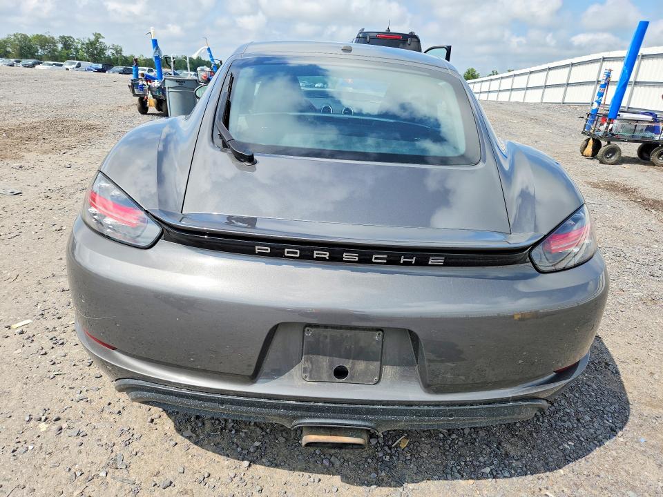 2017 Porsche Cayman VIN WP0AA2A88HS270594 COPART salvage auction — FRONT END, Va - Cert Of Title - Salvage, sold $16,200 on 2026-08-19 (photo 6)