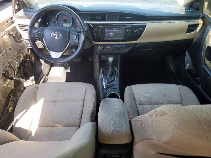 2014 Toyota Corolla VIN 5YFBURHE6EP123980 COPART salvage auction — FRONT END, CA - SALVAGE CERTIFICATE, sold $2,300 on 2026-07-23 (photo 8)
