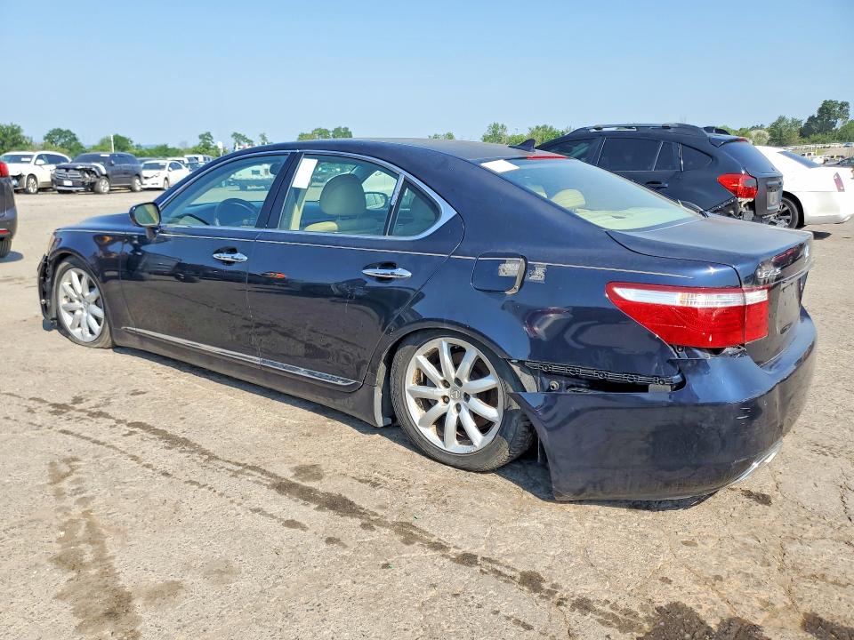 2009 Lexus Ls 460 VIN JTHCL46F695002339 COPART salvage auction — FRONT END, Pa - Cert Of Title (P), sold $975 on 2026-07-31 (photo 2)