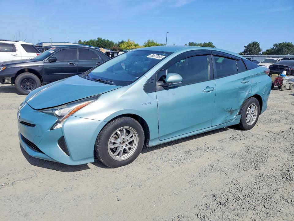 2016 Toyota Prius VIN JTDKBRFU9G3011489 COPART salvage auction — SIDE, Ca - Salvage Certificate, sold $3,850 on 2026-07-14 (photo 1)