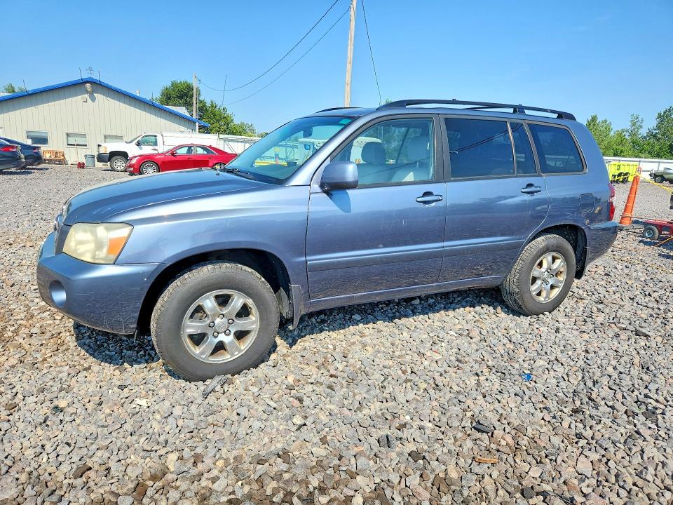 2006 Toyota Highlander VIN JTEEP21A360157238 COPART salvage auction — MECHANICAL, Il - Certificate Of Title, sold $175 on 2026-07-27 (photo 1)