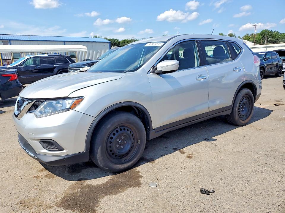 2015 Nissan Rogue VIN KNMAT2MV9FP550715 COPART salvage auction — SIDE, Pa - Certificate Of Salvage, sold $1,650 on 2026-07-21 (photo 1)