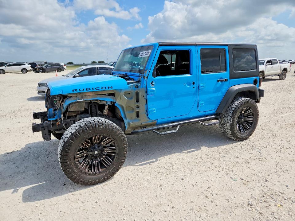 2018 Jeep Wrangler / VIN 1C4HJWFG6JL902563 — COPART salvage auction photo
