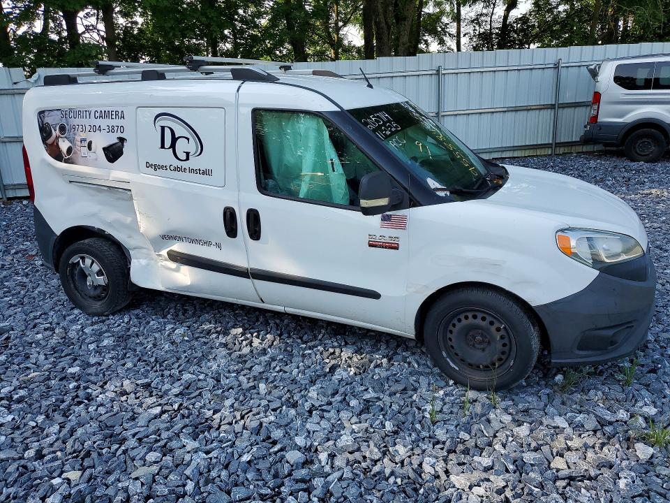 2015 Ram Promaster city VIN ZFBERFAT8F6A86788 COPART salvage auction — ROLLOVER, NJ - CERT OF TITLE-SALVAGE, sold $1,250 on 2026-07-29 (photo 4)