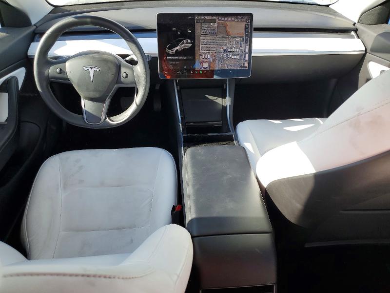 2020 Tesla Model 3 VIN 5YJ3E1EAXLF599095 COPART salvage auction — FRONT END, Ca - Salvage Certificate, sold $6,100 on 2026-07-21 (photo 8)