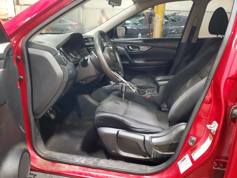 2017 Nissan Rogue VIN JN8AT2MV8HW003996 COPART salvage auction — FRONT END, PA - CERTIFICATE OF SALVAGE, sold $175 on 2026-07-28 (photo 7)