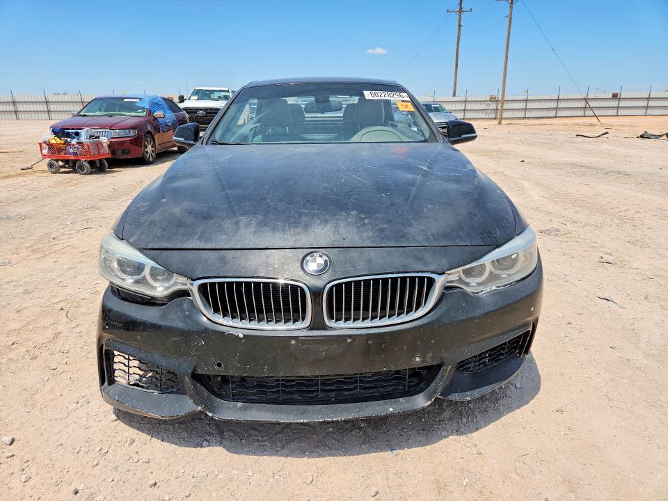 2015 BMW 4er VIN WBA3V7C57FP771485 COPART salvage auction — FRONT END, Tx - Cert Of Title-Rebuilt Salvage, sold $1,200 on 2026-07-22 (photo 5)