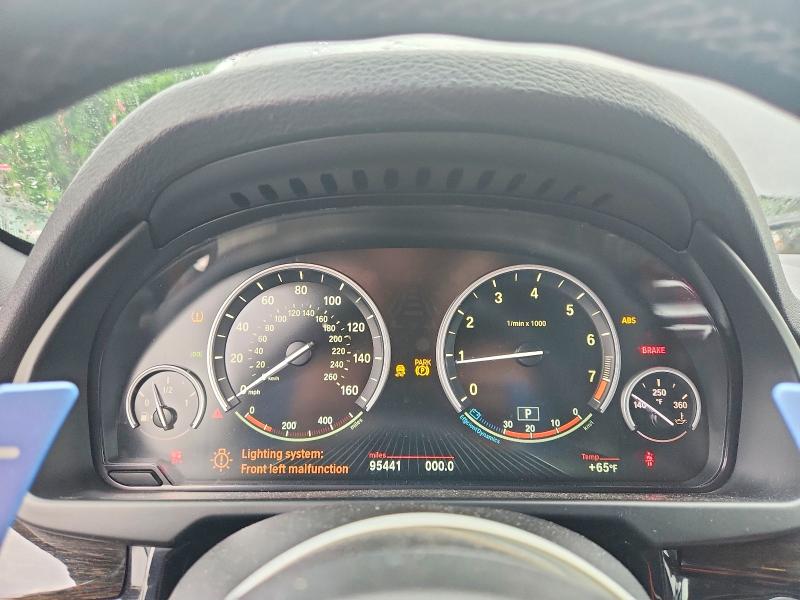 2014 BMW X5 VIN 5UXKR2C56E0C01136 COPART salvage auction — FRONT END, Wv - Certificate Of Title (P), sold $6,400 on 2026-07-31 (photo 9)