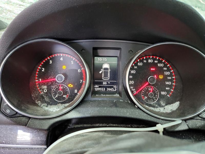 2011 Volkswagen Gti VIN WVWEV7AJXBW013300 COPART salvage auction — ROOF, Mi - Cert Of Title-Salvage Vehicle, sold $650 on 2026-08-14 (photo 9)