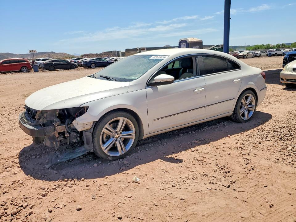 2013 Volkswagen Passat cc VIN WVWBP7AN1DE531563 COPART salvage auction — FRONT END, Id - Salvage Certificate Of Title, sold $250 on 2026-08-06 (photo 1)