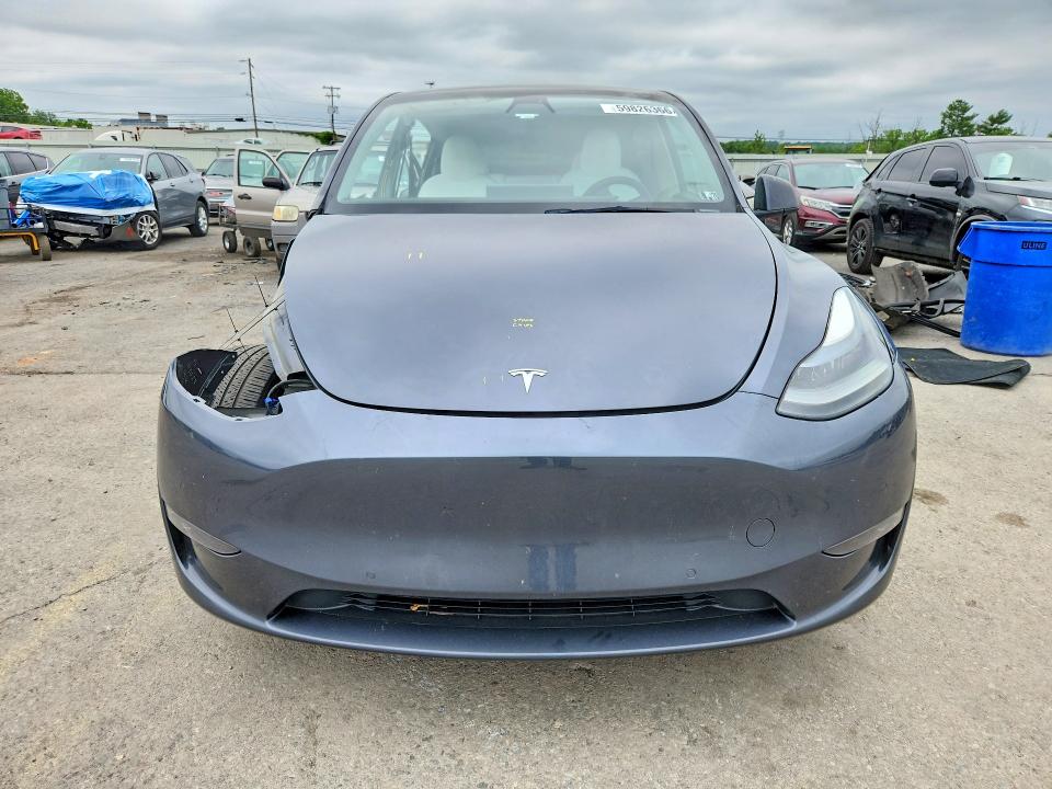 2022 Tesla Model y VIN 7SAYGDEF2NF467225 COPART salvage auction — FRONT END, Pa - Certificate Of Salvage, sold $8,900 on 2026-07-31 (photo 5)