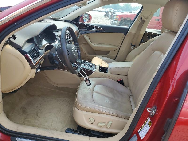 2012 Audi A6 VIN WAUGGAFC0CN057000 COPART salvage auction — FRONT END, Ny - Mv-907A Salvage Certificate, sold $450 on 2026-07-27 (photo 7)