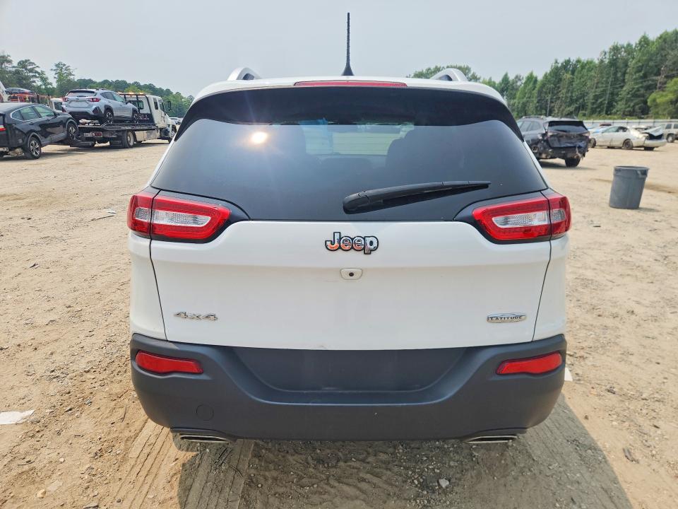 2018 Jeep Cherokee VIN 1C4PJMLX7JD506205 COPART salvage auction — FRONT END, VA - CERT OF TITLE - SALVAGE, sold $1,600 on 2026-07-22 (photo 6)