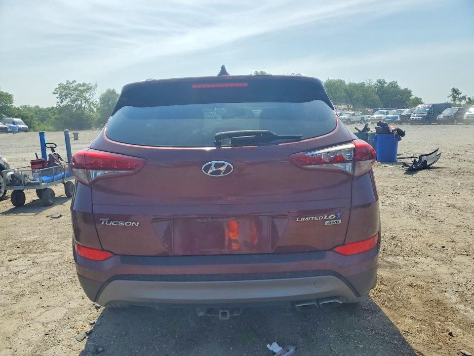 2016 Hyundai Tucson VIN KM8J3CA28GU231031 COPART salvage auction — MECHANICAL, Wv - Certificate Of Title (P), sold $2,600 on 2026-07-30 (photo 6)