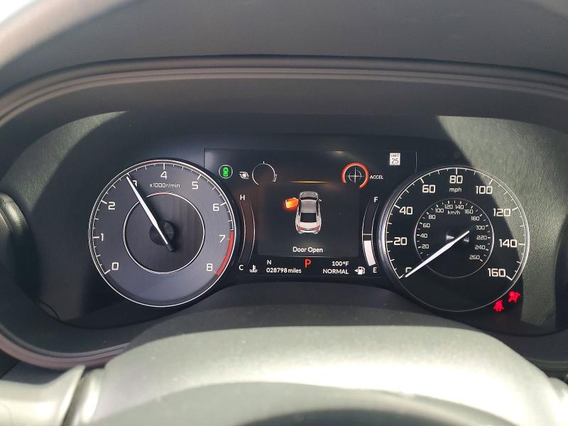 2021 Acura Tlx VIN 19UUB5F48MA007458 COPART salvage auction — FRONT END, Salvage Title, sold $9,500 on 2026-07-23 (photo 9)