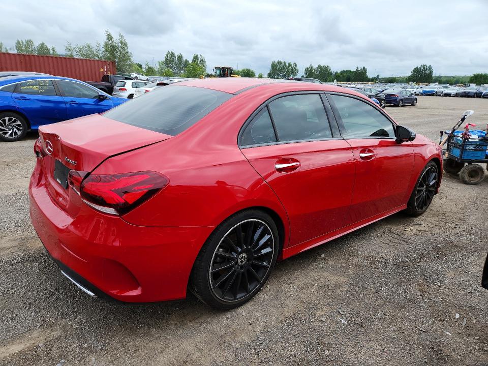2020 Mercedes-benz A-klasse VIN WDD3G4FB9LW041825 COPART salvage auction — REAR END, On - Permit No Brand - Unfit, sold $225 on 2026-08-04 (photo 3)