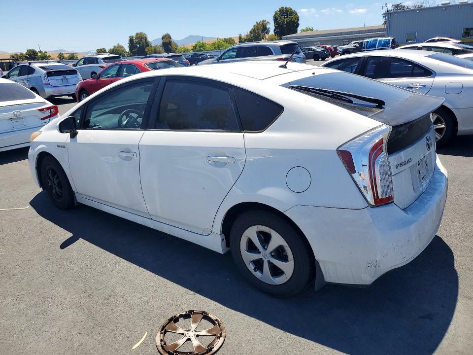 2013 Toyota Prius VIN JTDKN3DU1D5603525 COPART salvage auction — SIDE, Ca - Dis/Dlr/Exp Only Clean Title, sold $60 on 2026-07-27 (photo 2)