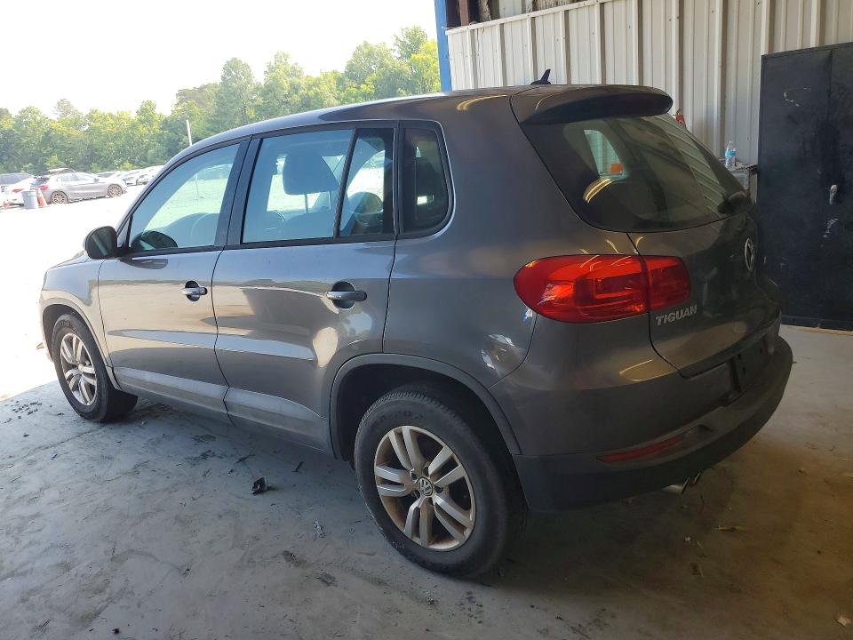 2014 Volkswagen Tiguan VIN WVGBV3AX1EW605250 COPART salvage auction — VANDALISM, NC - DEALER ONLY CLEAN TITLE, sold $375 on 2026-07-29 (photo 2)