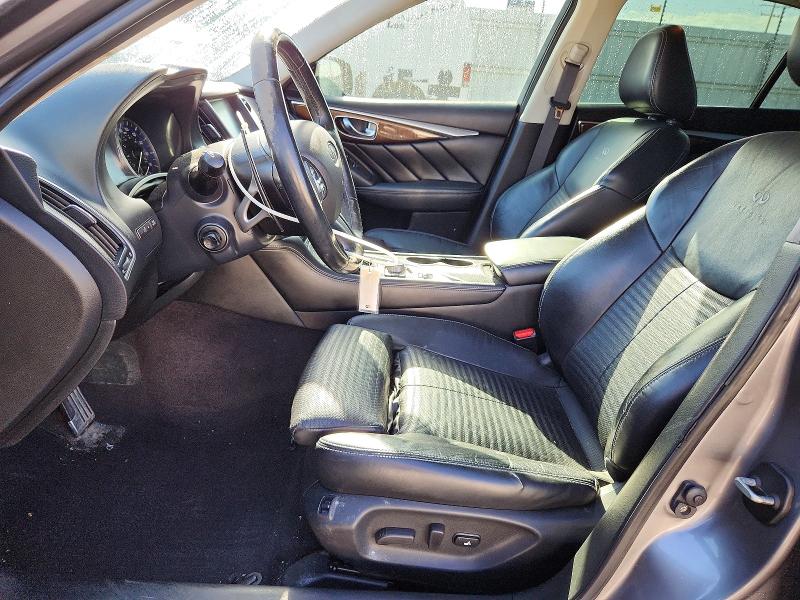 2014 Infiniti Q50 VIN JN1BV7AR1EM689856 COPART salvage auction — FRONT END, Ut - Salvage Certificate, sold $175 on 2026-07-24 (photo 7)