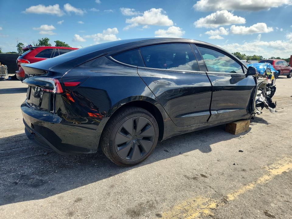 2026 Tesla VIN 5YJ3E1EA8TF155455 COPART salvage auction — FRONT END, Fl - Certificate Of Destruction, sold $10,600 on 2026-09-10 (photo 3)