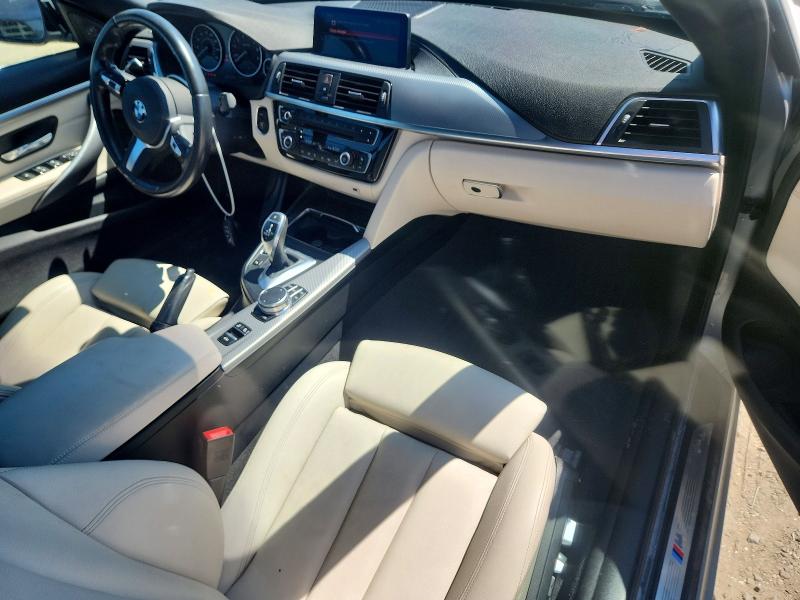 2018 BMW 4er VIN WBA4Z7C56JED47988 COPART salvage auction — WATER/FLOOD, MA - CERT OF TITLE-SALVAGE, sold $7,300 on 2026-08-12 (photo 8)