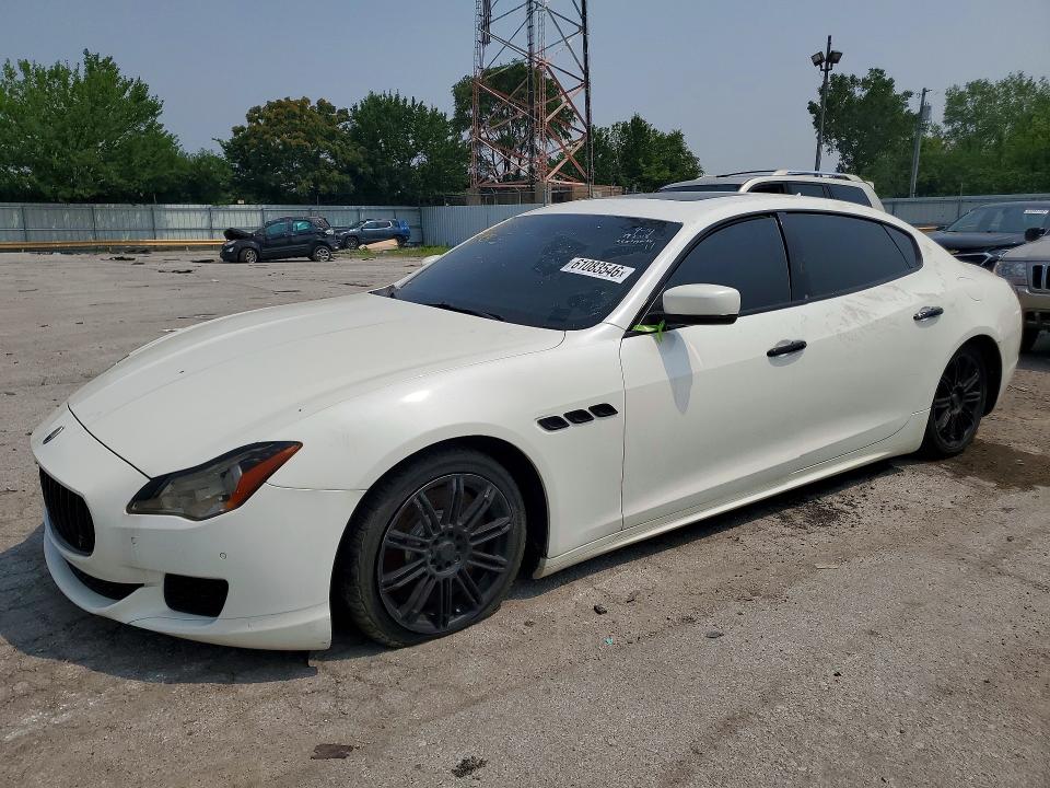 2015 Maserati Quattroporte VIN ZAM56PPA1F1142013 COPART salvage auction — MINOR DENT/SCRATCHES, IL - CERTIFICATE OF TITLE (P), sold $11,500 on 2026-07-28 (photo 1)